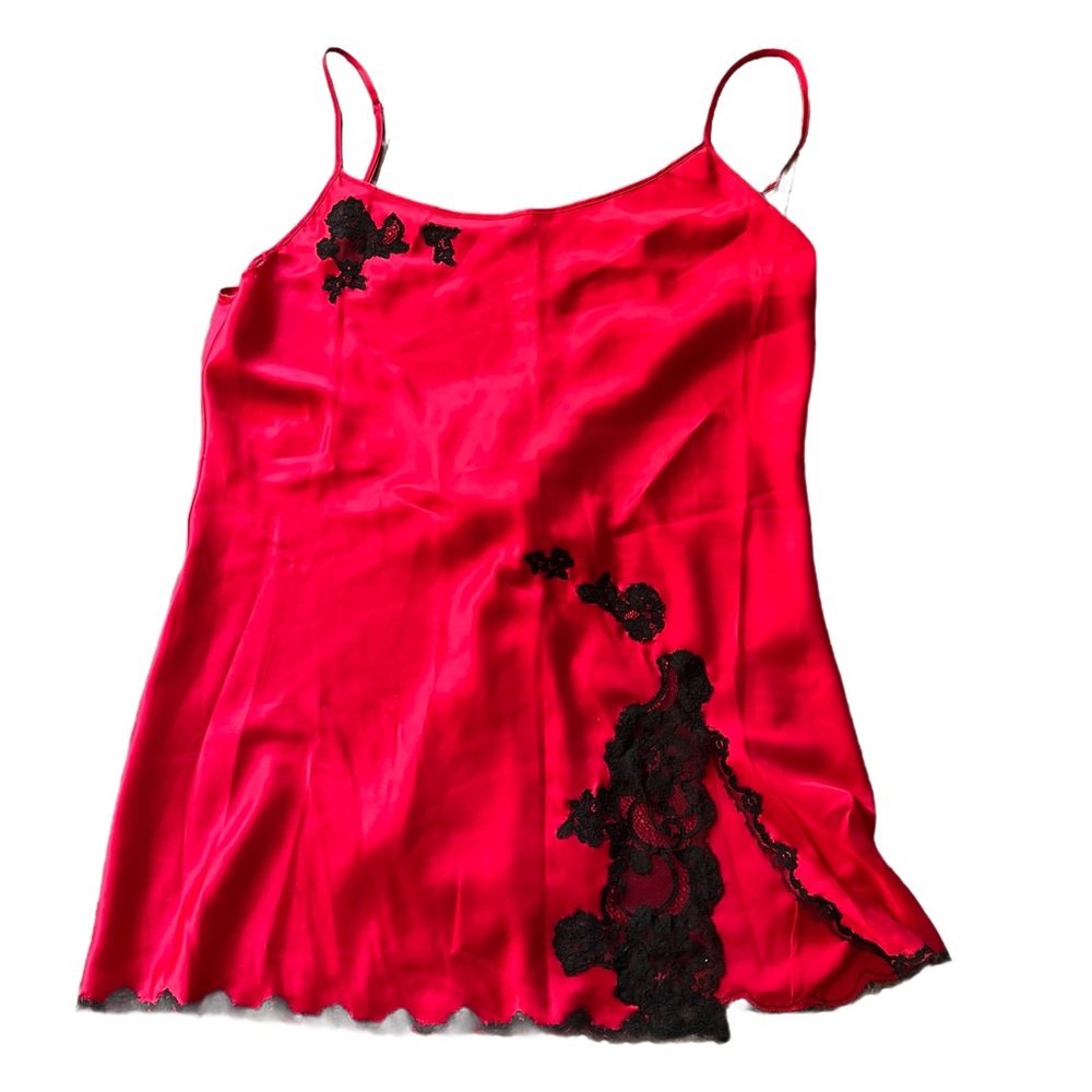 Victoria’s Secret Size Large Red Satin Split